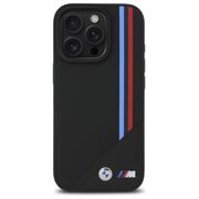 Husa premium pentru  iPhone 16 Pro Max compatibila MagSafe BMW Signature - Negru print
