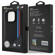 Husa premium pentru  iPhone 16 Pro Max compatibila MagSafe BMW Signature - Negru print