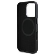Husa premium pentru  iPhone 16 Pro Max compatibila MagSafe BMW Signature - Negru royal