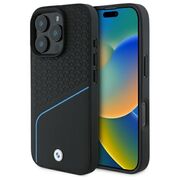Husa premium pentru  iPhone 16 Pro Max compatibila MagSafe BMW Signature - Negru