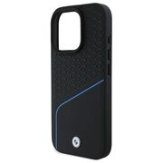 Husa premium pentru  iPhone 16 Pro Max compatibila MagSafe BMW Signature - Negru