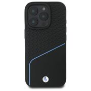 Husa premium pentru  iPhone 16 Pro Max compatibila MagSafe BMW Signature - Negru