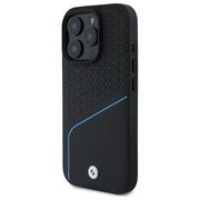 Husa premium pentru  iPhone 16 Pro Max compatibila MagSafe BMW Signature - Negru
