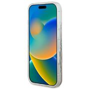 Husa premium pentru  iPhone 16 Pro Max compatibila MagSafe Guess Luxury Series - Bej