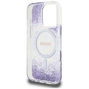 Husa premium pentru  iPhone 16 Pro Max compatibila MagSafe Guess Luxury Series - Mov