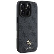 Husa premium pentru  iPhone 16 Pro Max compatibila MagSafe Guess Luxury Series - Negru royal