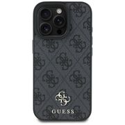Husa premium pentru  iPhone 16 Pro Max compatibila MagSafe Guess Luxury Series - Negru royal