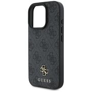 Husa premium pentru  iPhone 16 Pro Max compatibila MagSafe Guess Luxury Series - Negru royal