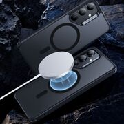 Husa premium pentru  Samsung Galaxy S25+ compatibila MagSafe ESR - Classic Hybrid HaloLock - Negru mat