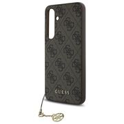 Husa premium pentru  Samsung Galaxy S24 FE Guess Elegance Series - Maro