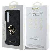 Husa premium pentru  Samsung Galaxy S24 FE Guess Elegance Series - Negru