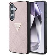 Husa premium pentru  Samsung Galaxy S25 Guess Elegance Series - Roz