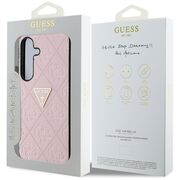 Husa premium pentru  Samsung Galaxy S25 Guess Elegance Series - Roz