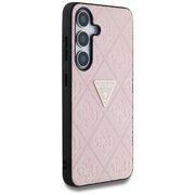 Husa premium pentru  Samsung Galaxy S25 Guess Elegance Series - Roz