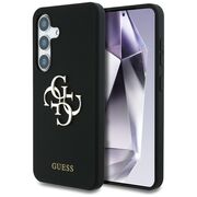 Husa premium pentru  Samsung Galaxy S25 Guess Elegance Series - Negru denim