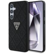 Husa premium pentru  Samsung Galaxy S25 Guess Elegance Series - Negru
