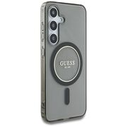 Husa premium pentru  Samsung Galaxy S25 compatibila MagSafe Guess Luxury Series - Gri