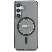 Husa premium pentru  Samsung Galaxy S25 compatibila MagSafe Guess Luxury Series - Gri