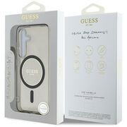 Husa premium pentru  Samsung Galaxy S25 compatibila MagSafe Guess Luxury Series - Gri