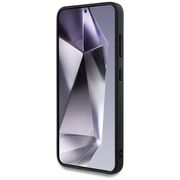 Husa premium pentru  Samsung Galaxy S25 compatibila MagSafe Guess Luxury Series - Maro inchis
