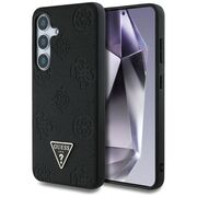 Husa premium pentru  Samsung Galaxy S25 compatibila MagSafe Guess Luxury Series - Negru
