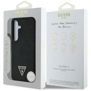Husa premium pentru  Samsung Galaxy S25 compatibila MagSafe Guess Luxury Series - Negru