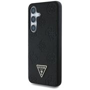 Husa premium pentru  Samsung Galaxy S25 compatibila MagSafe Guess Luxury Series - Negru