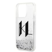 Husa premium pentru  iPhone 14 Pro  Karl Lagerfeld compatibila Magsafe - Alb