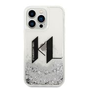 Husa premium pentru  iPhone 14 Pro  Karl Lagerfeld compatibila Magsafe - Alb