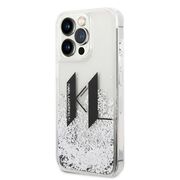 Husa premium pentru  iPhone 14 Pro  Karl Lagerfeld compatibila Magsafe - Alb