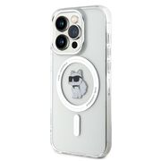 Husa premium pentru  iPhone 14 Pro  Karl Lagerfeld compatibila Magsafe - Clear