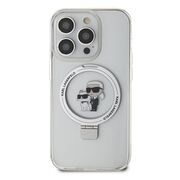 Husa premium pentru  iPhone 14 Pro  Karl Lagerfeld compatibila Magsafe - Ice