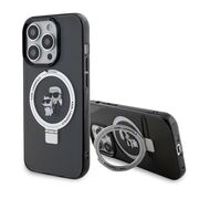Husa premium pentru  iPhone 14 Pro  Karl Lagerfeld compatibila Magsafe - Negru denim