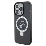 Husa premium pentru  iPhone 14 Pro  Karl Lagerfeld compatibila Magsafe - Negru denim
