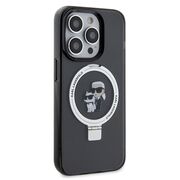 Husa premium pentru  iPhone 14 Pro  Karl Lagerfeld compatibila Magsafe - Negru denim