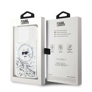 Husa premium pentru  iPhone 14 Pro  Karl Lagerfeld compatibila Magsafe - Transparent