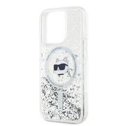 Husa premium pentru  iPhone 14 Pro  Karl Lagerfeld compatibila Magsafe - Transparent