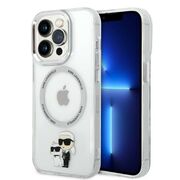 Husa premium pentru  iPhone 14 Pro  Karl Lagerfeld compatibila Magsafe - Transparent