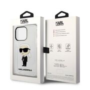 Husa premium pentru  iPhone 14 Pro  Karl Lagerfeld superior quality - Alb