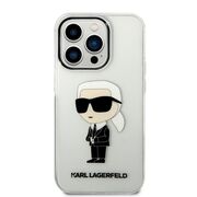 Husa premium pentru  iPhone 14 Pro  Karl Lagerfeld superior quality - Alb