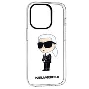Husa premium pentru  iPhone 14 Pro  Karl Lagerfeld superior quality - Alb