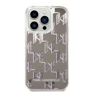 Husa premium pentru  iPhone 14 Pro  Karl Lagerfeld superior quality - Argintiu