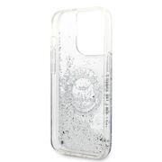 Husa premium pentru  iPhone 14 Pro  Karl Lagerfeld superior quality - Gri deschis