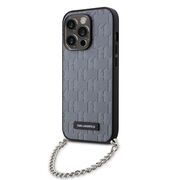 Husa premium pentru  iPhone 14 Pro  Karl Lagerfeld superior quality - Gri inchis