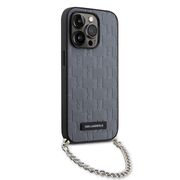 Husa premium pentru  iPhone 14 Pro  Karl Lagerfeld superior quality - Gri inchis