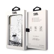 Husa premium pentru  iPhone 14 Pro  Karl Lagerfeld superior quality - Gri