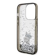 Husa premium pentru  iPhone 14 Pro  Karl Lagerfeld superior quality - Gri