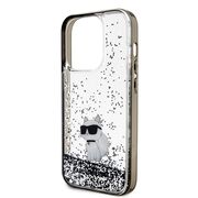 Husa premium pentru  iPhone 14 Pro  Karl Lagerfeld superior quality - Gri