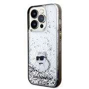Husa premium pentru  iPhone 14 Pro  Karl Lagerfeld superior quality - Gri