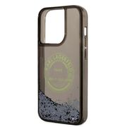 Husa premium pentru  iPhone 14 Pro  Karl Lagerfeld superior quality - Maro deschis
